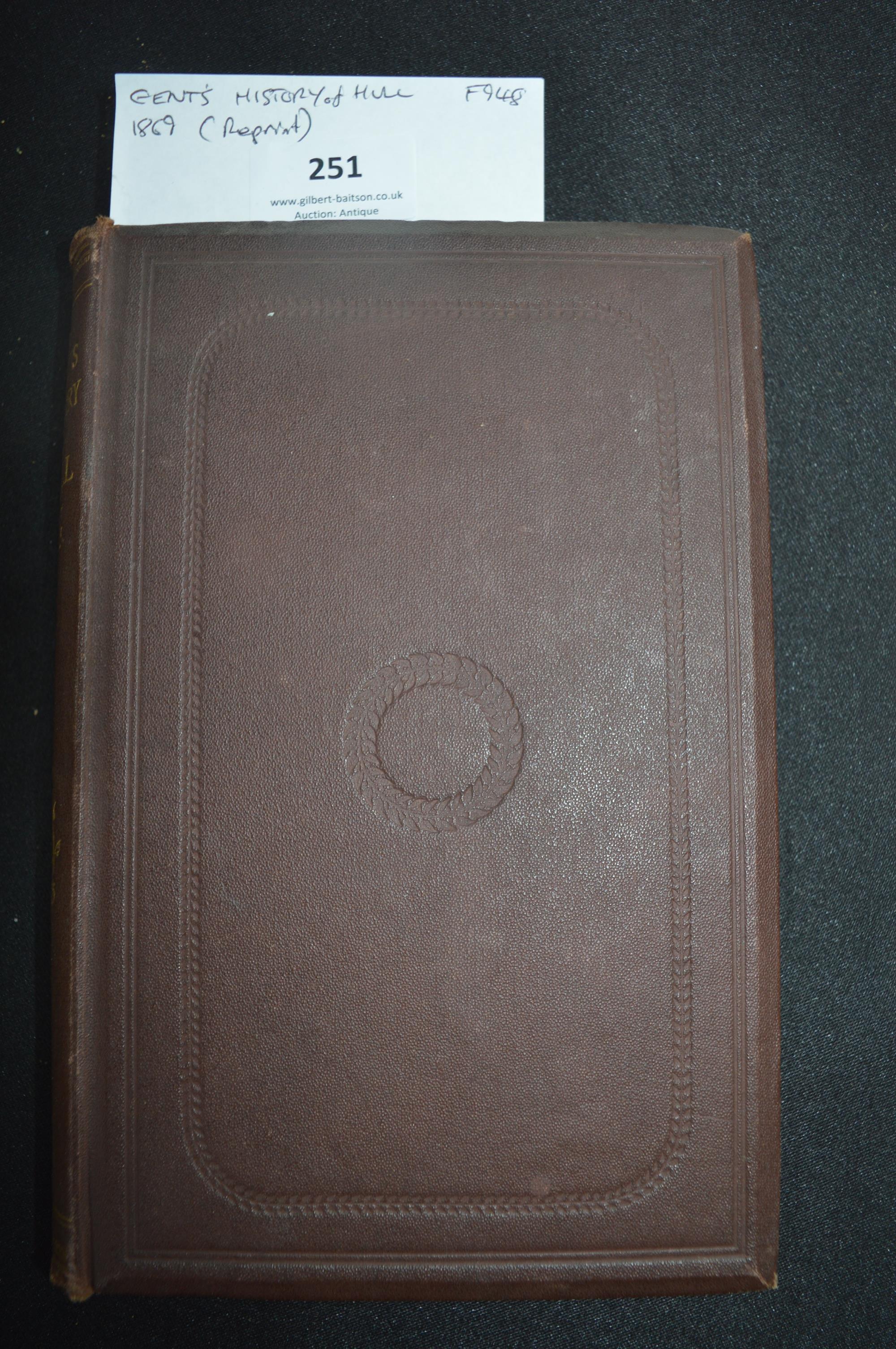 Gent's History of Hull 1869 Edition