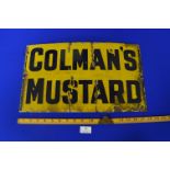 Original Enamel Sign - Coleman's Mustard