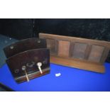 1930's Pipe Rack and Oak Photo Frame