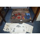 Wooden Case of Meccano (wooden case has perished)