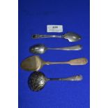 Four Hallmarked Sterling Silver Spoons ~66.7g total