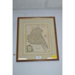 Original Map of East Yorkshire 1750 by Thomas Kitchen