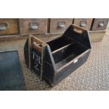 Painted Pine Tool Caddy FH2