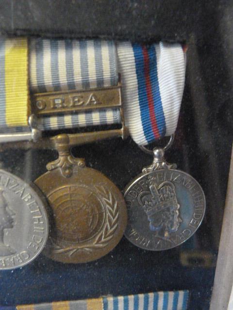 WW2 Palestine & Korean War Medal Group in Case to Capt. A.L Keech R.E.M.E. - Image 4 of 5
