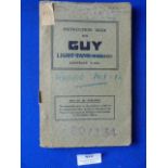 Instructions Manual for Guy Light Wheeled Tank