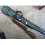 Edgar Brother Model 60 22 Air Rifle with Canvas Case