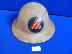 WW2 US Civil Defence Helmet