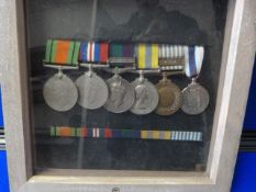 WW2 Palestine & Korean War Medal Group in Case to Capt. A.L Keech R.E.M.E.