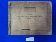 Extremely Rare MK5 Tank Maintenance Manual Printed in France