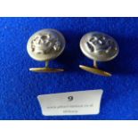 Pair of Original SS Officers Cufflinks - Appear RZM Stamped on Reverse