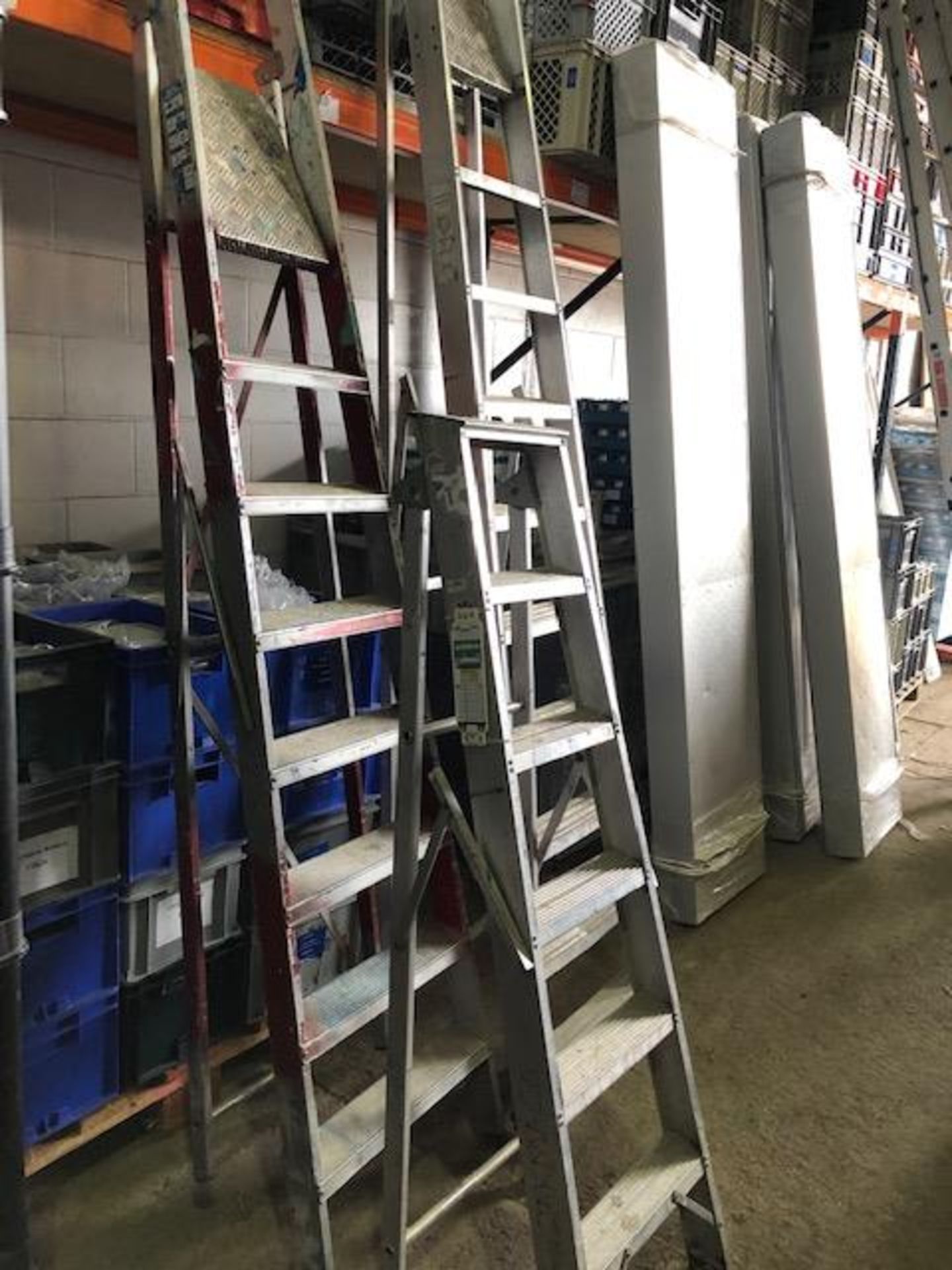 * 3 sets of step ladders