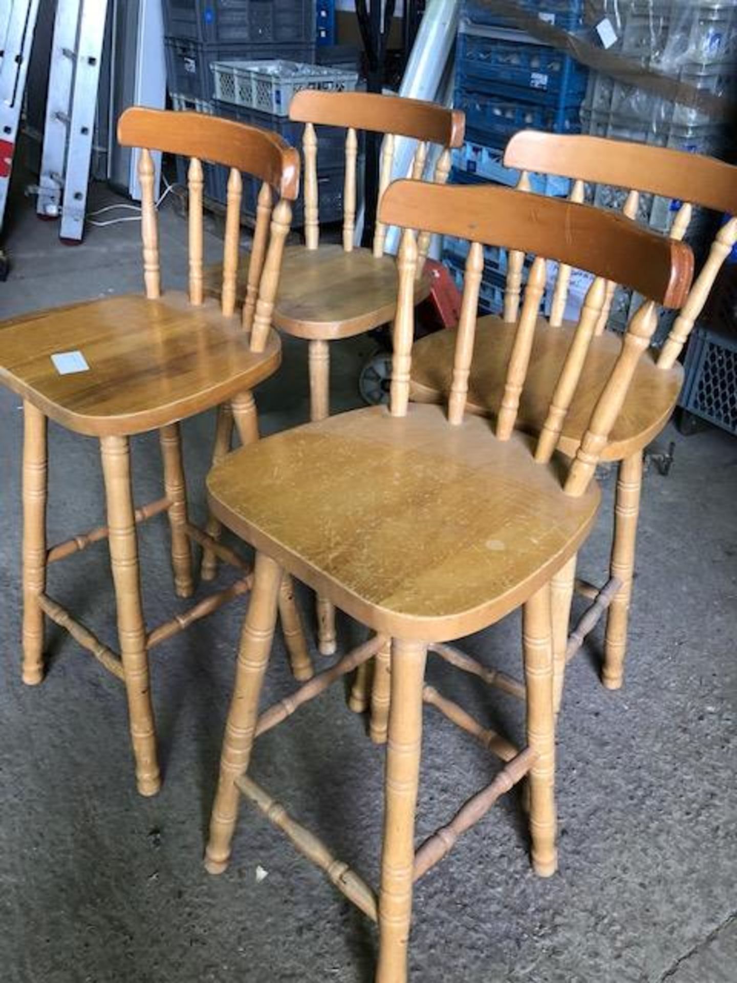 * set of 4 bar stools