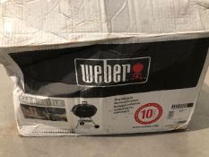 * Weber kettle barbecue used in box