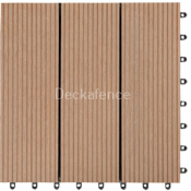 * 3 boxes of Teak Composite Floor Tiles (11 tiles per box, tile size 30mm x 30mm)