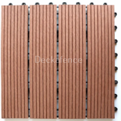 * 3 boxes of Coffee Composite Floor Tiles (11 tiles per box, tile size 30mm x 30mm)
