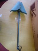 *Verdigris Flower Lamp on Stem K-15054