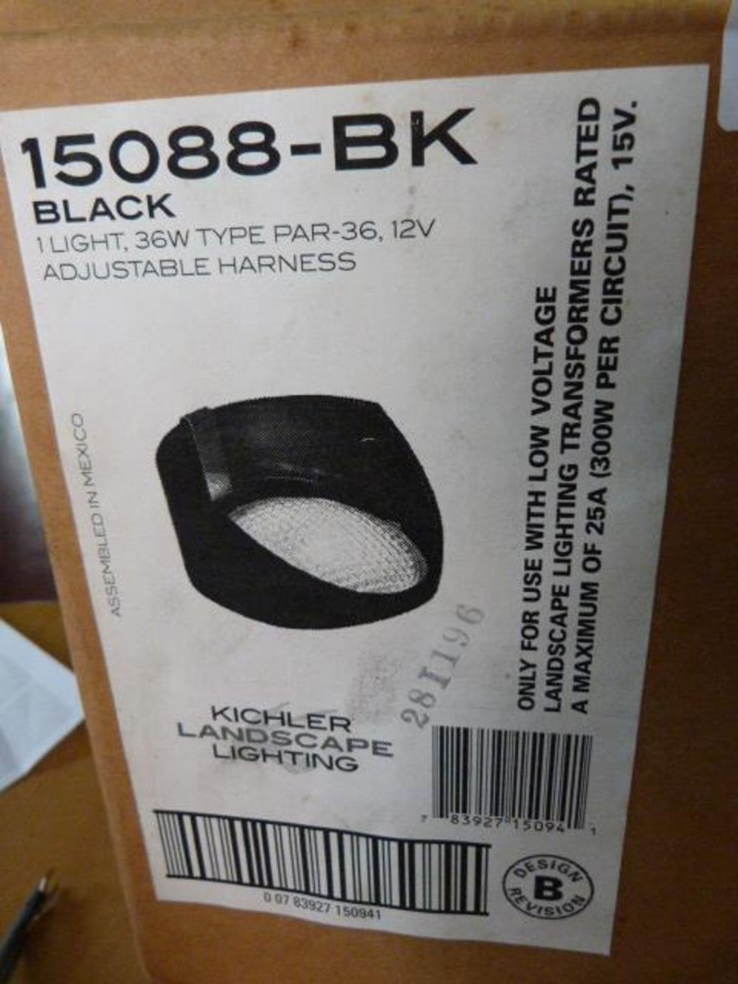 *Black Adjustable Harness Cowl Light Fitting 15088-BK - Image 2 of 2