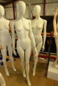 * Two quality female mannequins