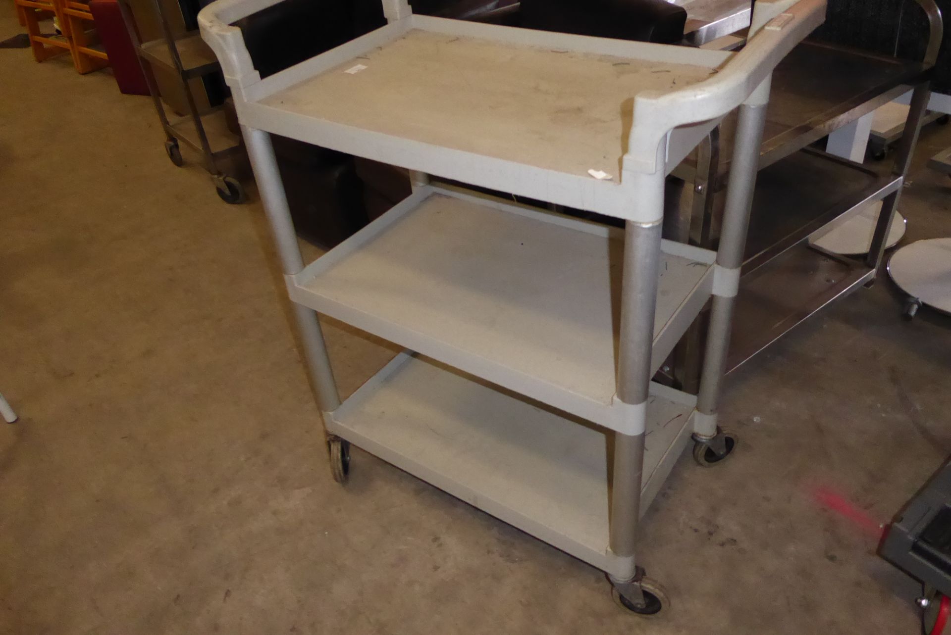 * Plastic catering trolley 800 x 450 x 950