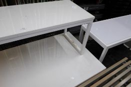 * 3 x low white display tables.