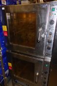 * Lincat twin electric convection oven single phase eco 9 list price £2500 each 760 x 850 x 1720