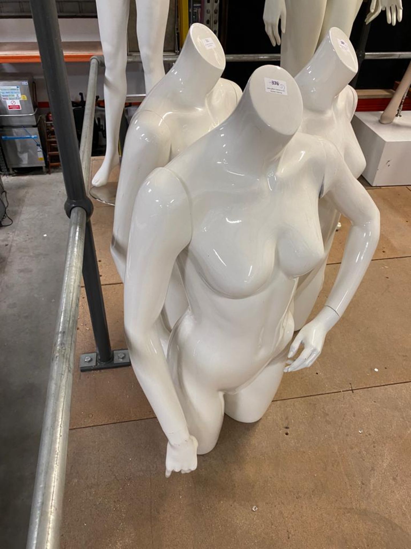 * Three female gloss white 3/4 bodies - Image 2 of 2