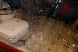 * collection of Russel hobs mixers and collection of approx. 40 items of glassware