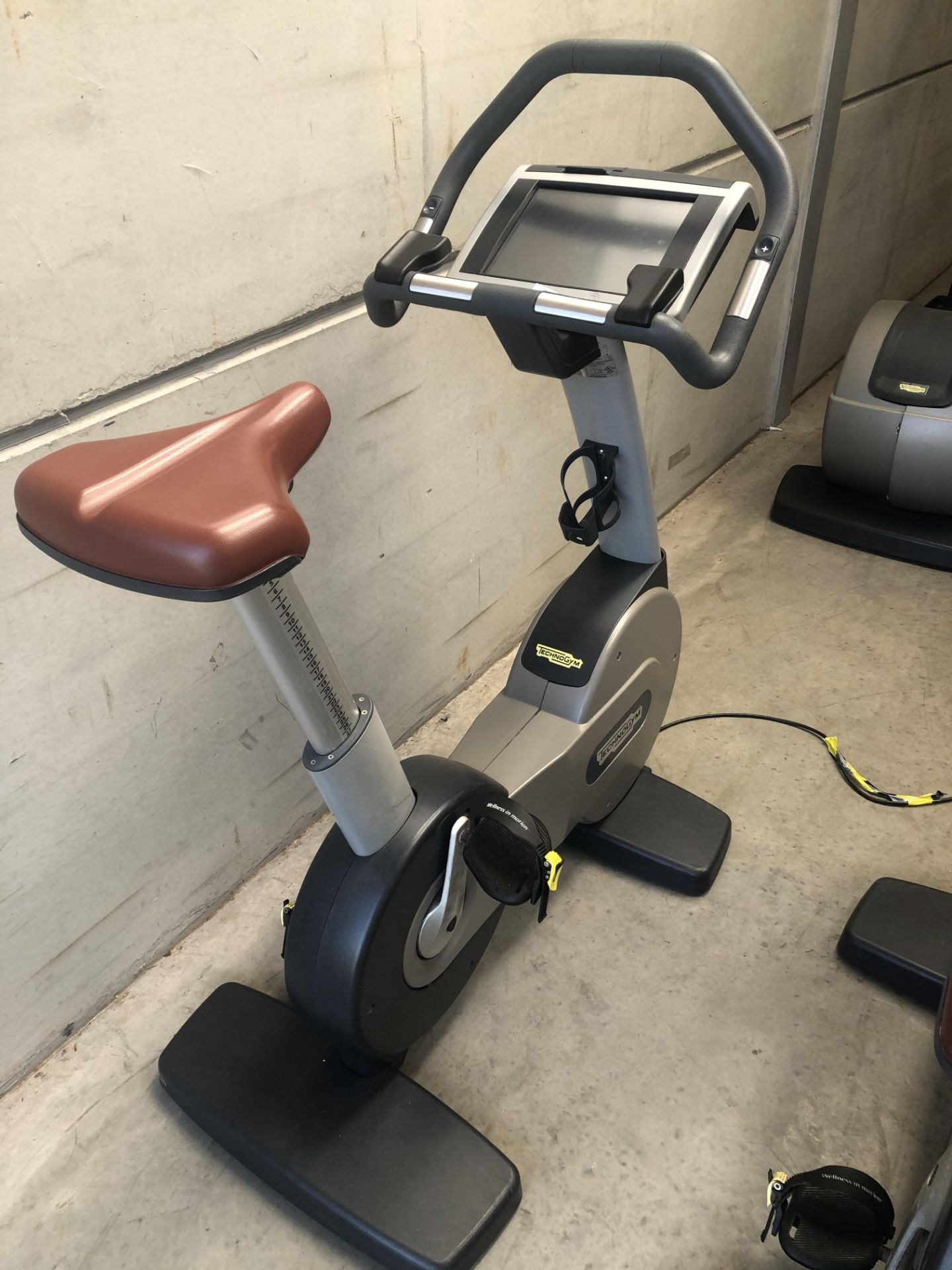 *Technogym 700 Series Upright Exercise Cycle with Touchscreen TV