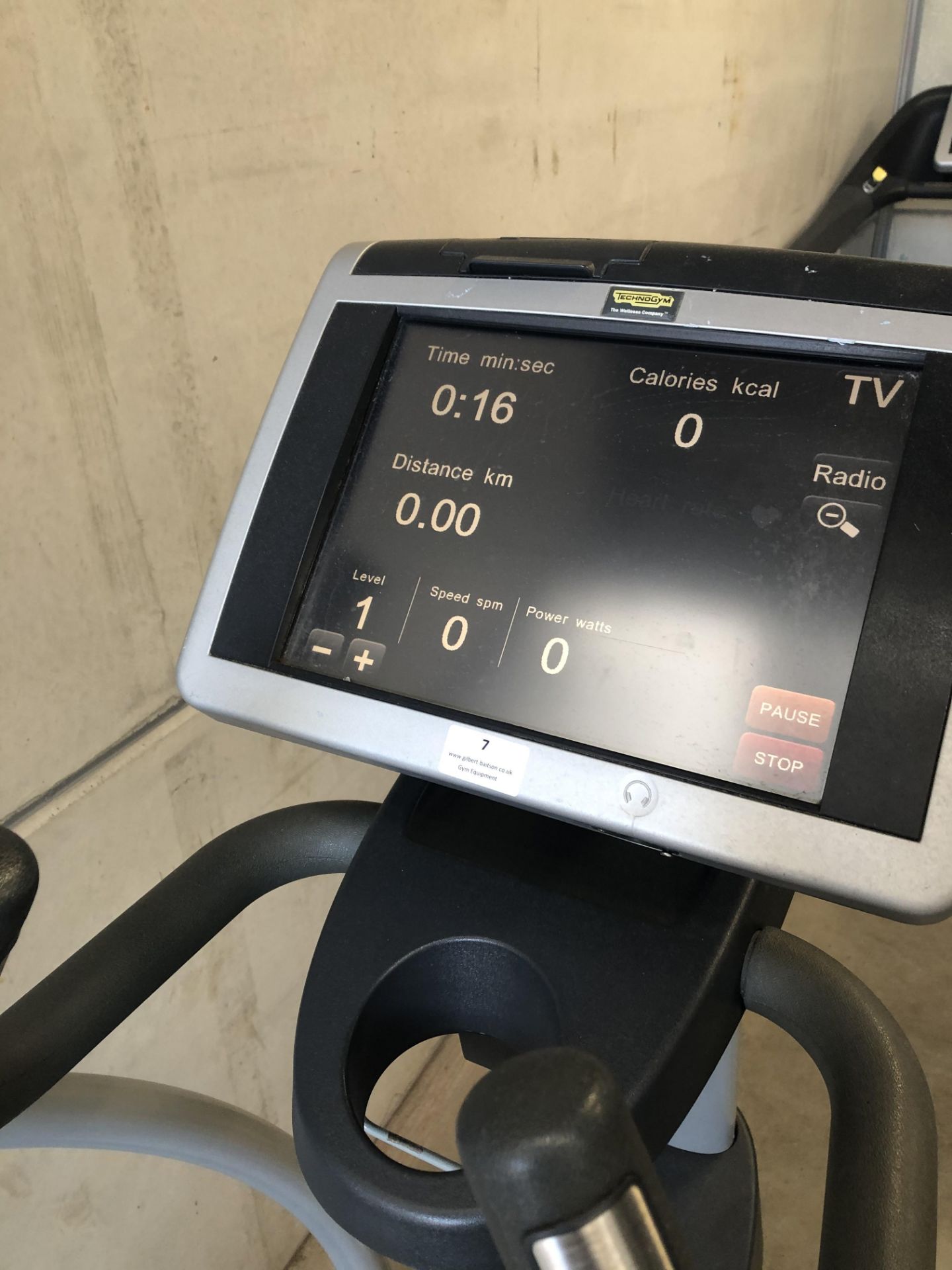 *Technogym 700 Series Synchro Excite Elliptical Cross Trainer with Touchscreen TV - Image 2 of 2