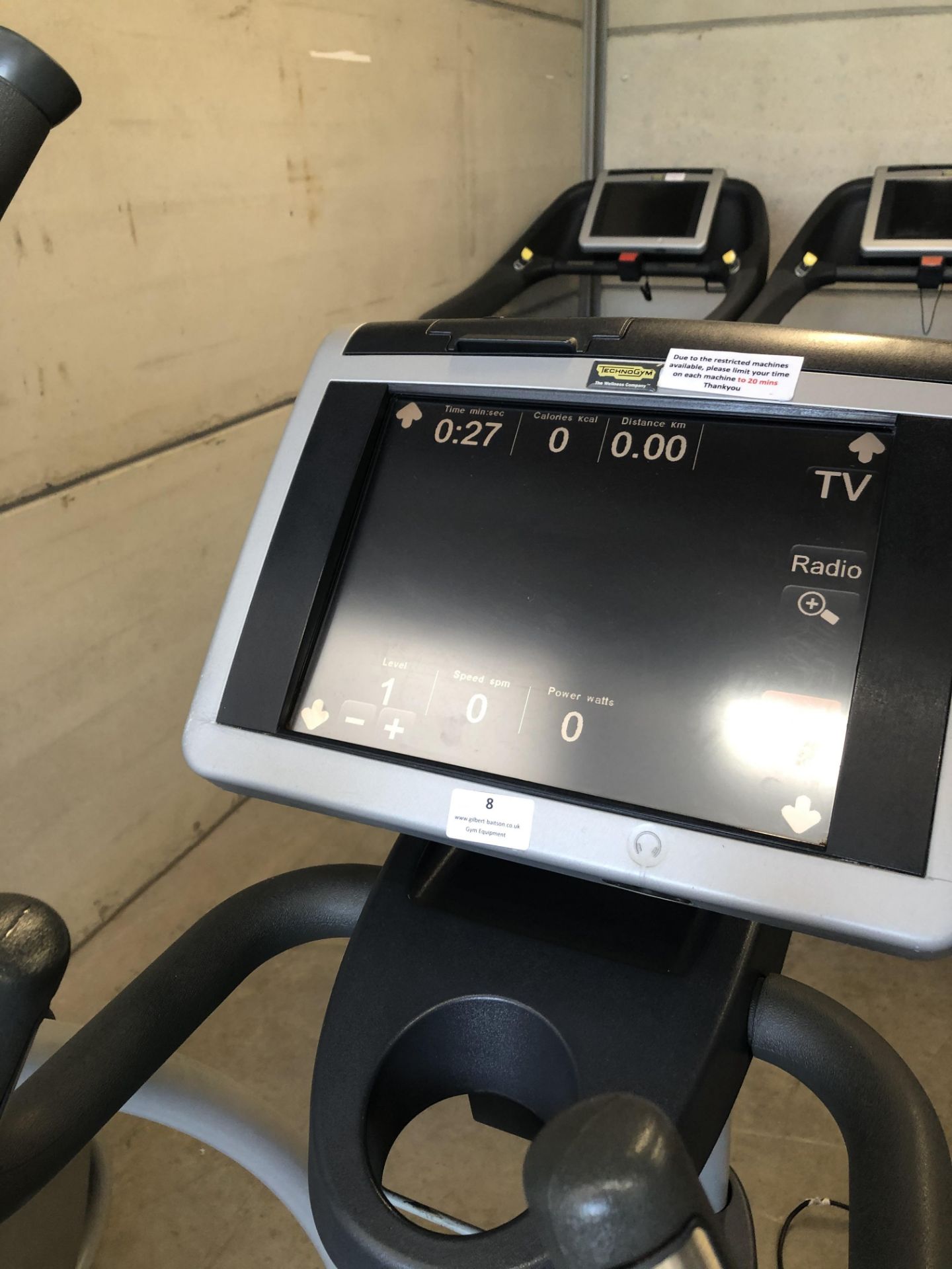 *Technogym 700 Series Synchro Excite Elliptical Cross Trainer with Touchscreen TV - Image 2 of 2