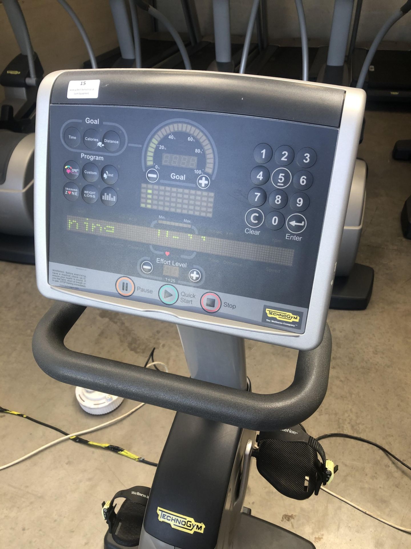 *Technogym 700 Series Recumbence Exercise Cycle with LED Panel - Image 2 of 2