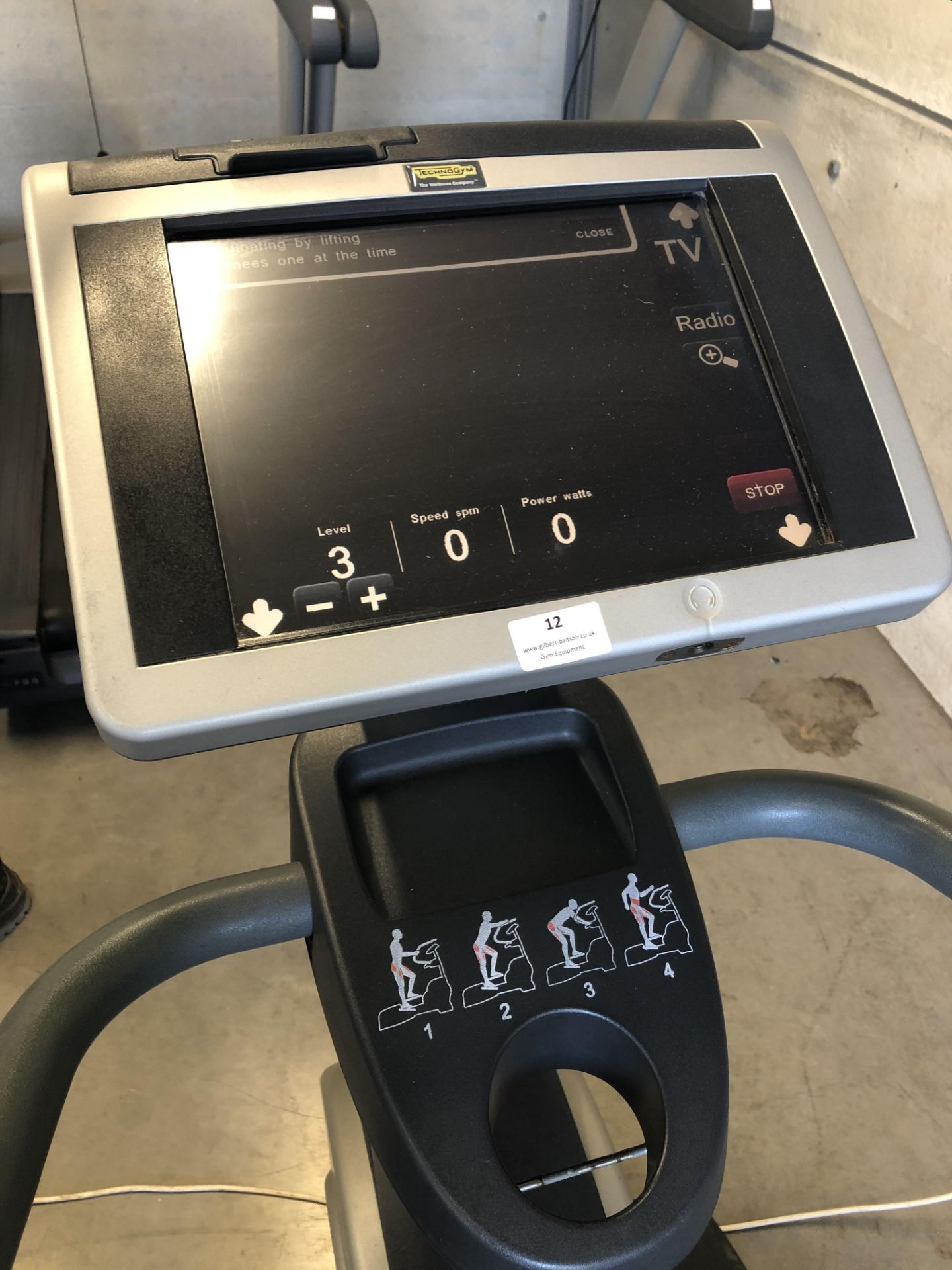 *Technogym 700 Series Wave Excite Cross Trainer with Touchscreen TV - Image 2 of 2