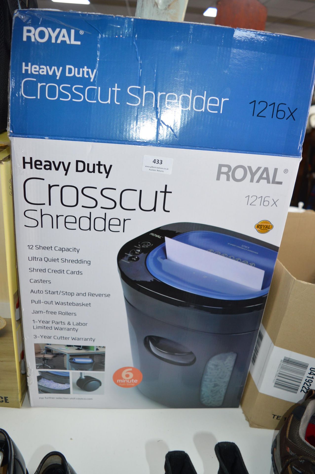 *Royal Heavy Duty Cross Cut Shredder