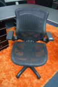 *Black Mesh Office Chair