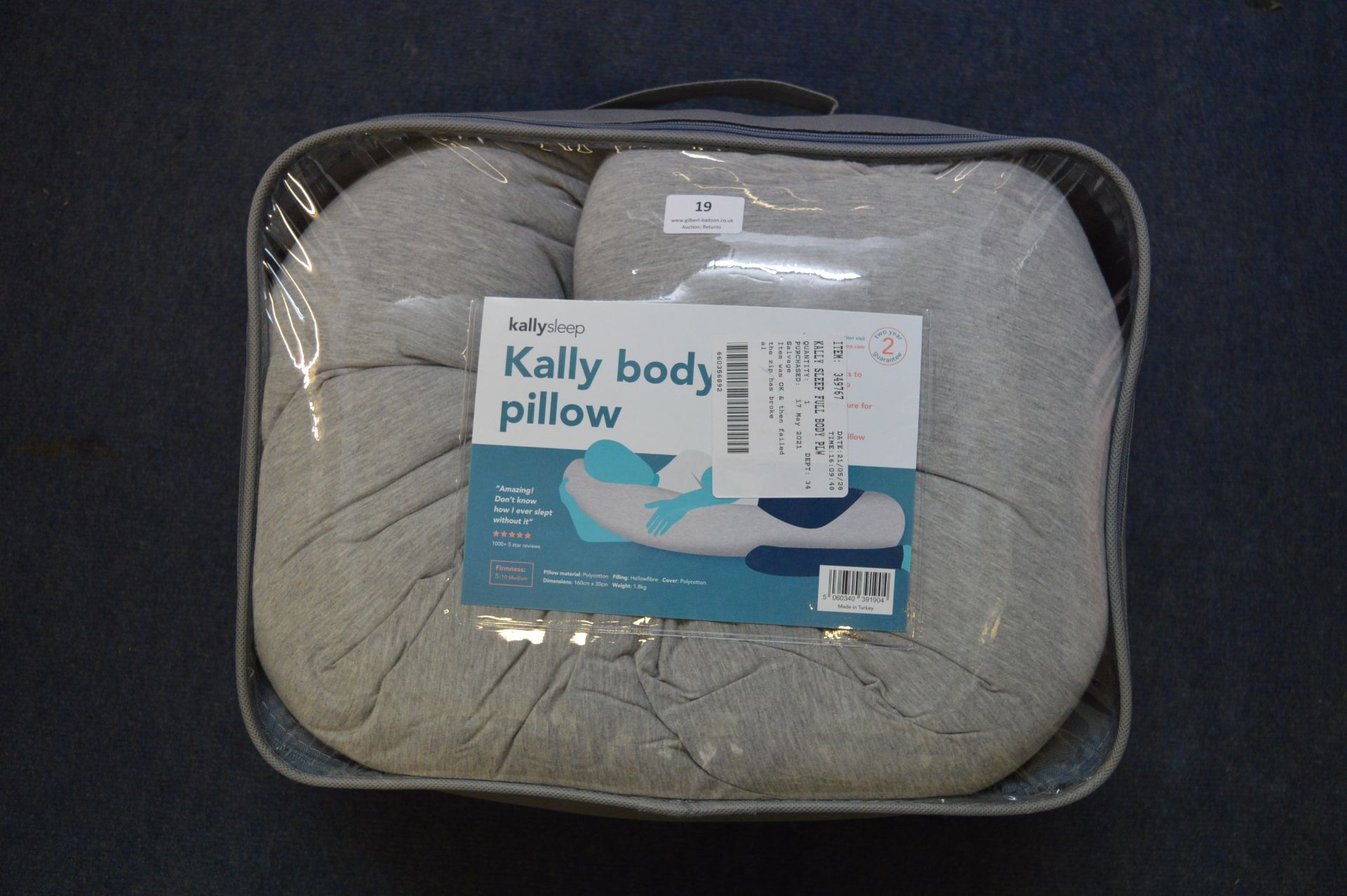 *Kally Sleep Body Pillow