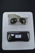 *Ray Ban Small Gold Metal Sunglasses