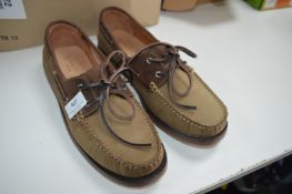 Samuel Windsor Handmade Leather Gent's Moccasins Size: 12