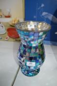 Mosaic Effect Vase