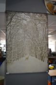 Snowscape Canvas Wall Art