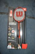 *Wilson Outdoor Badminton Set with 4 Rackets