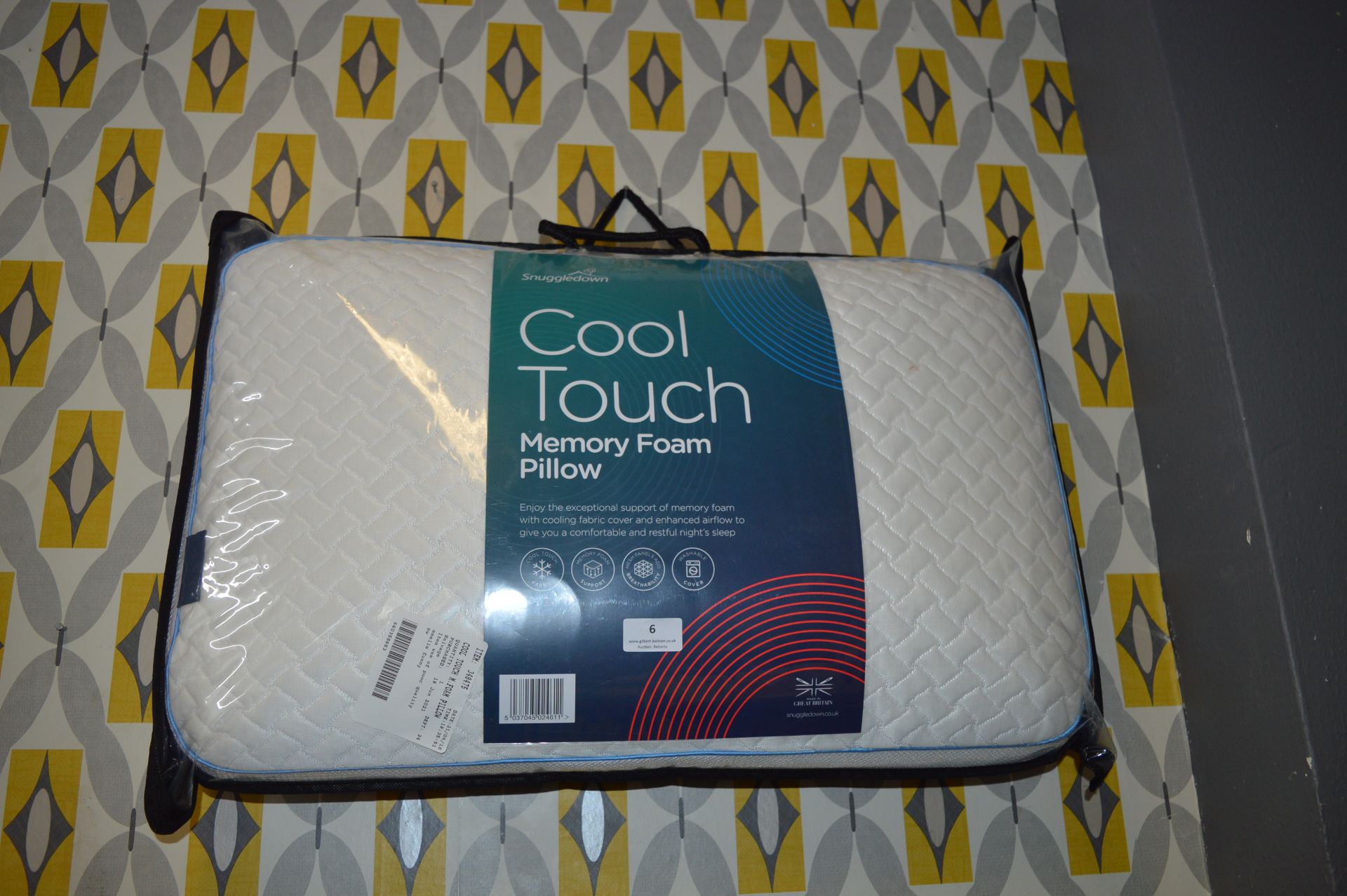 *Snuggledown Cool Touch Memory Foam Pillow