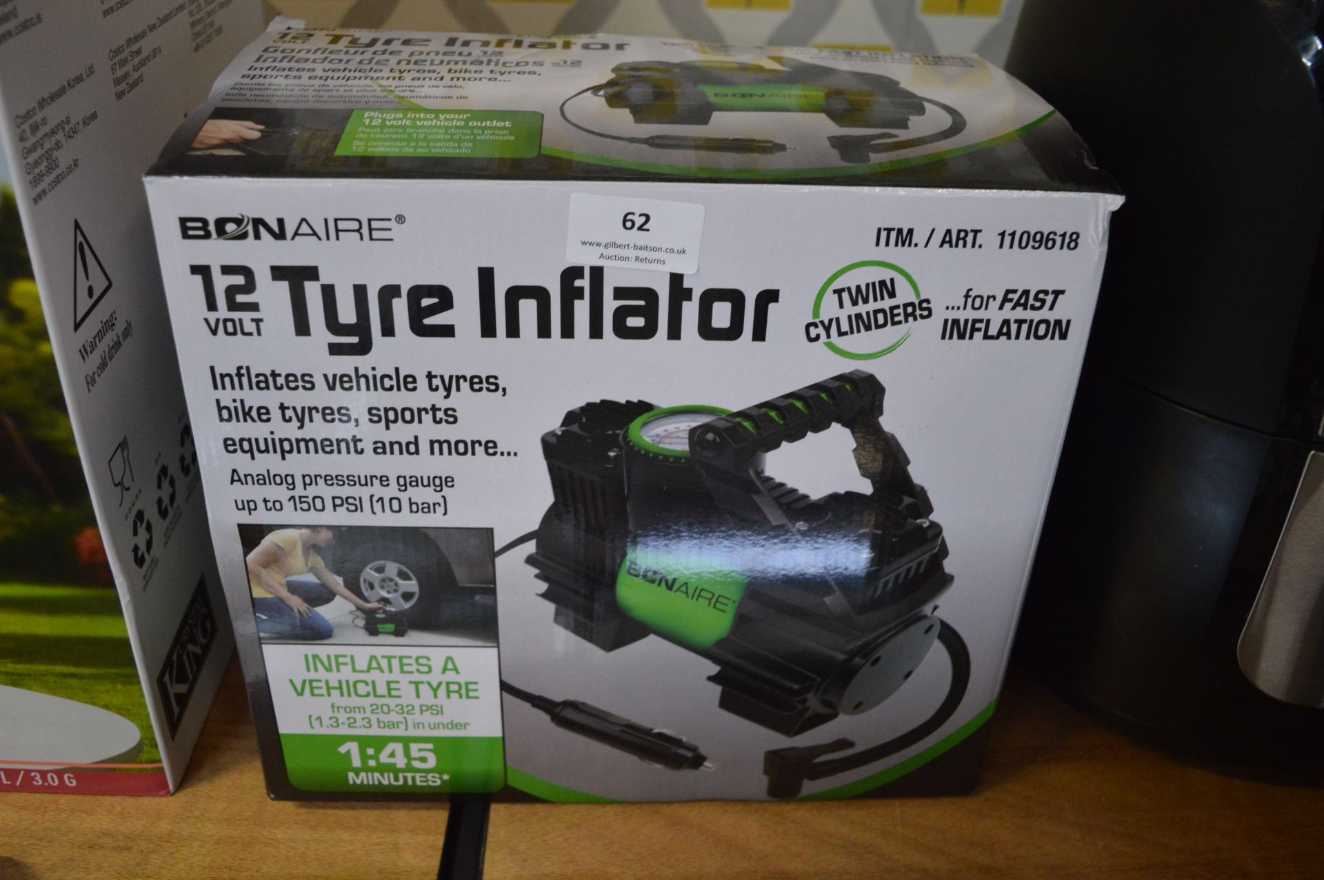 *Bonaire 12v Tyre Inflator