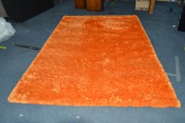 Large Orange Rug 310x210cm