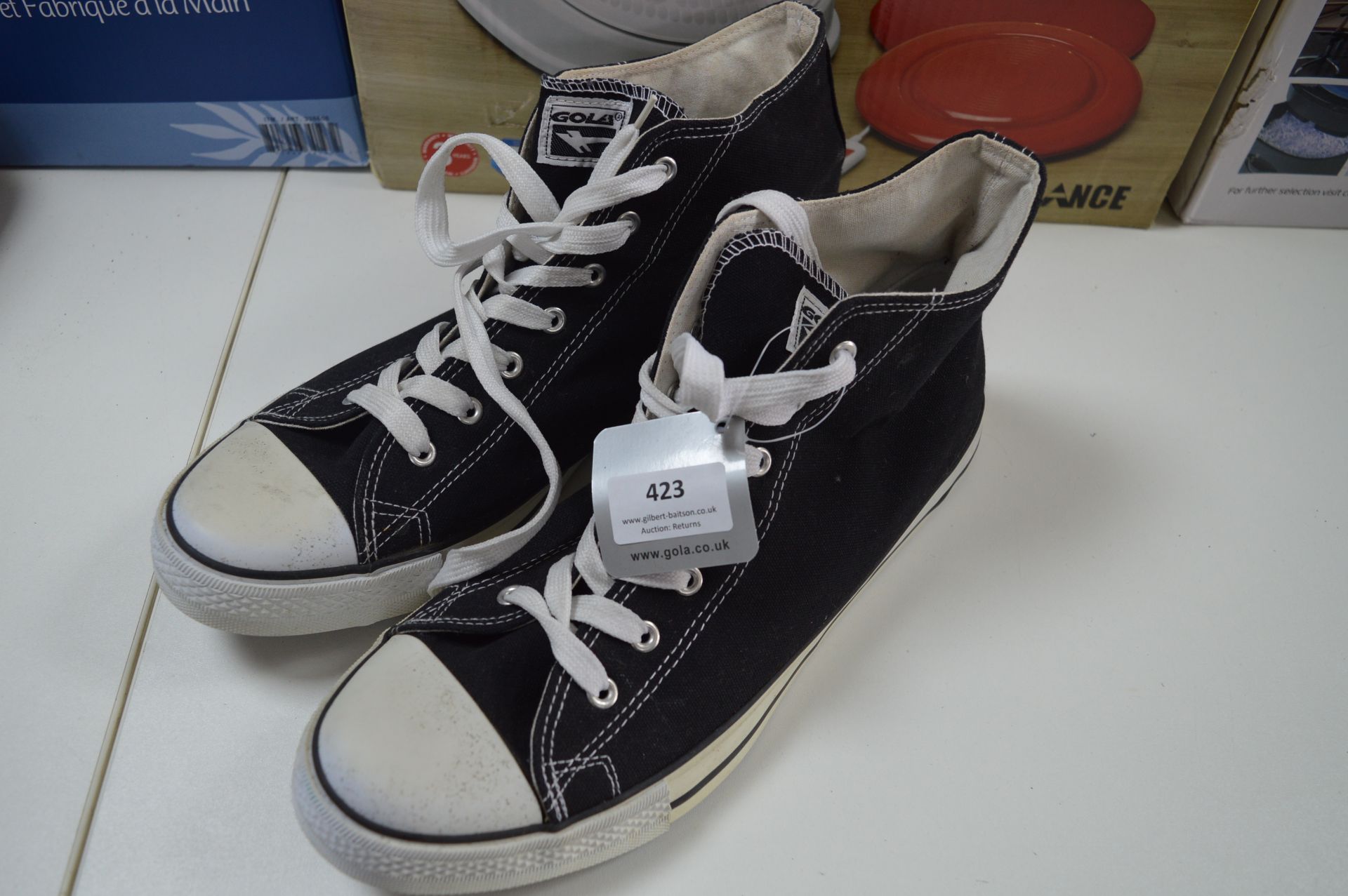 Gola Black Baseball Shoes Size: 12