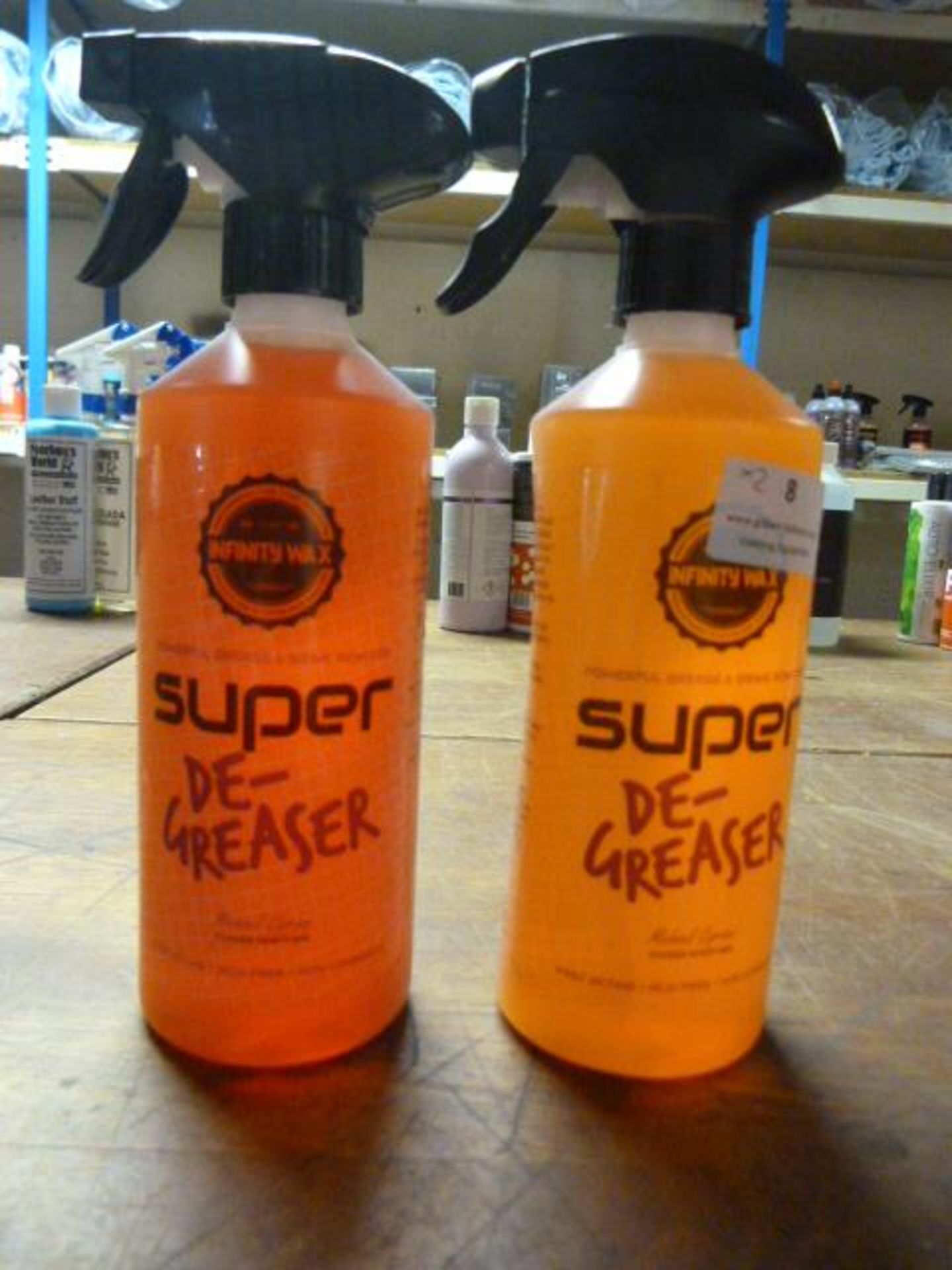 *2x 500ml of Infinity Wax Super Degreaser