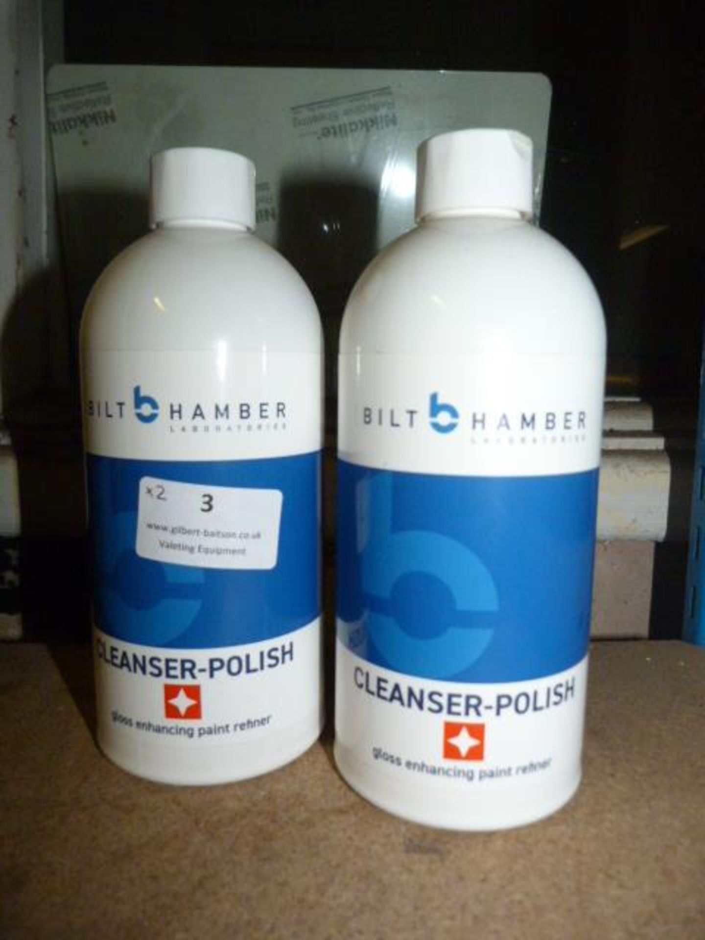 *2x 500ml of Bilt Hamber Cleansing Polish