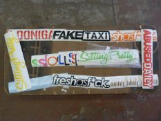 *Twenty Assorted Car Stickers