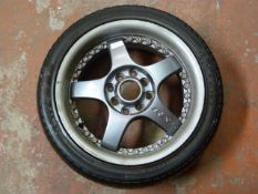 *Aluminium Display Wheel with Tyre