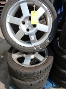 Four Ford Ka Alloys with Tyres 195/45/16