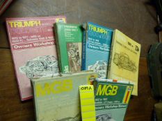 Workshop Manuals for Triumph 1300 & 1500,200 mk1 Herald, Dolomite & MGB